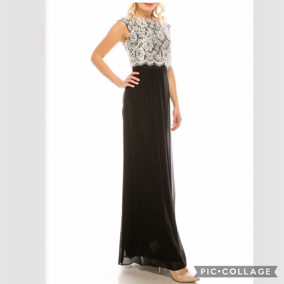 Aidan Mattox embellished lace bodice, A-Line evening gown - Picture 3 of 9